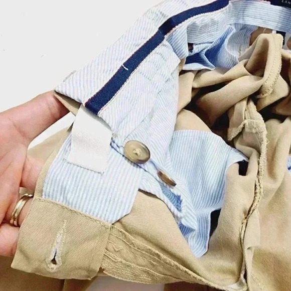 Lands' End Chino Women's‎ Cropped Pants Size 6 Beige 9476 - Picture 7 of 8